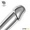 Sarmy Vibrating Dildo Plug M Size Chromed