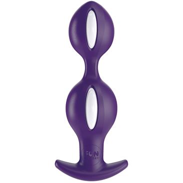B BALLS DUO white/dark violet-Cl.10
