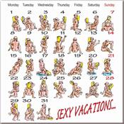 Imán de Calendario Kamasutra