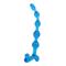 Bendy Twist Flexible Anal Beads Blue cl 70