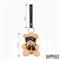 Bearly Keychain Teddy Bear with Chest Harness Clav