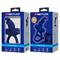 Powerful Vibrating Balls & Cock Ring Blue Clave 70