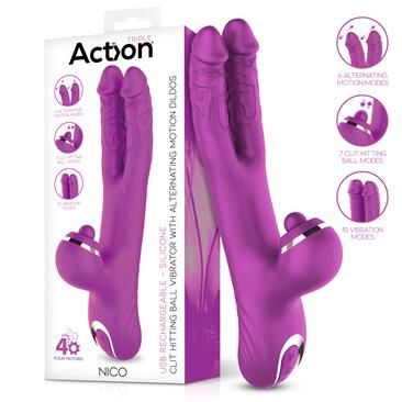 Nico Clit Hitting Ball Vibrator Alternating Dil 38