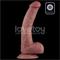 9" Vibrating Dual Density Power Cock Clave 7-28