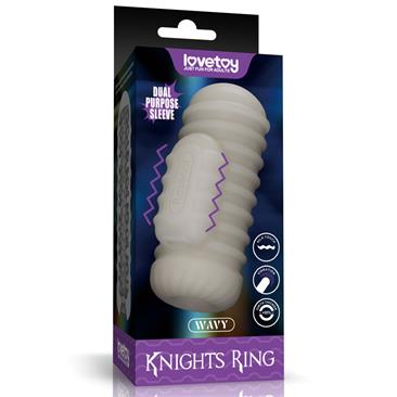 Knights Ring Vibrating Dual Purpose Sleeve CL24-48