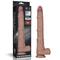 16" Dual Layered Bendable Silicone Cock XXL Clave9