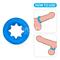 Pinnacle Pro Ridge Bump Stretcher Blue Clav 43-172