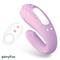 Brightmauve Couples Vibrator Two Motors Wireless