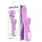 Brightlavender Vibe and Rotator Double Motor 360º USB Silicone