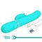 Gigi Vibrator Licking and Thumping Turquoise Cl32