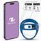 Rank Silicone Ring with App Blue Clave 27