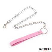 Metal Chain Leash  Pink