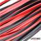 Red Black Barbed Flogger