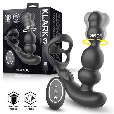 Klark Waving Vibrating Plug w/Remote