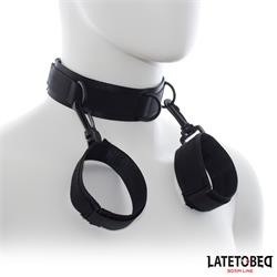Nylon collar with Wrist Restraints