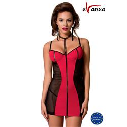 COLINE Chemise Red/Black