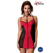 COLINE Chemise Red/Black