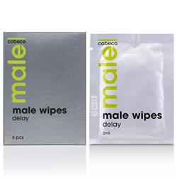 MALE Cobeco Wipes Delay (6x2.5ml) (en/de/fr/es/it/