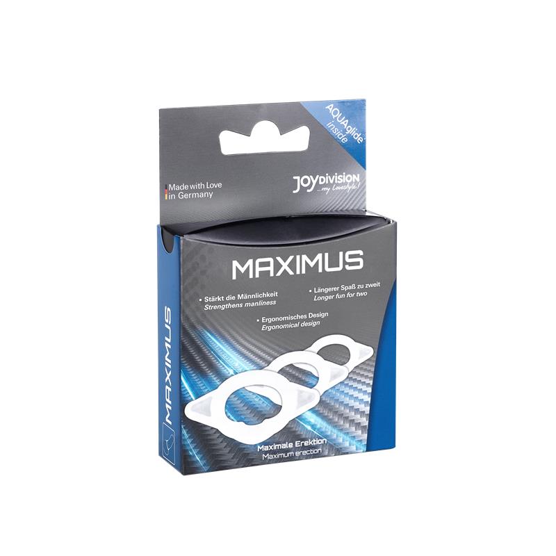 MAXIMUS PACK 3 Potency Rings XS,S,M