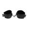 "Soft-Leather-Bond-X" hand cuffs, pair, black