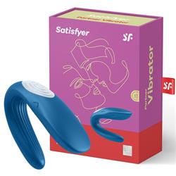 Satisfyer Couple Vibe Partner Double Whale 2020 Version Blue