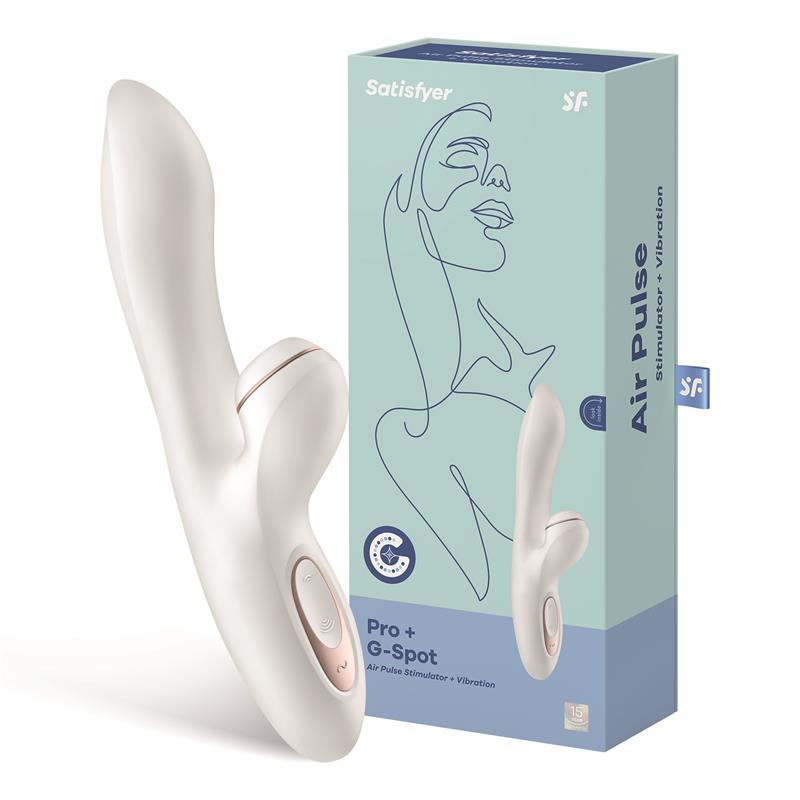 VIBRÁTOR SATISFYER PRO G-SPOT RABBIT BÍLÝ