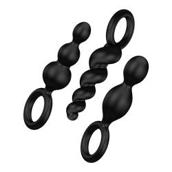 Satisfyer Plugs black (set of 3)