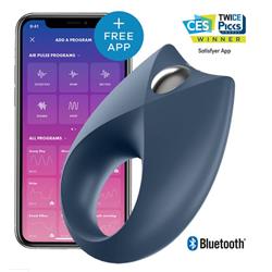 Royal One Vibrating Ring with APP Blue