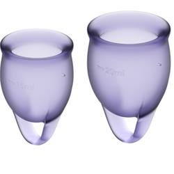 Feel Confident Menstrual Cup Lilla Pack of 2