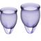 Feel Confident Menstrual Cup Lilla Pack of 2
