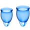 Feel confident Menstrual Cup Dark Blue Pack of 2