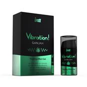 Gel Vibrador Efecto Calor Ganjah 15ml