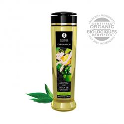 Shunga Kissable Mass.Oil Exotic Green Tea 240 ml.