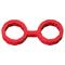 Japanese Handcuffs for Bondage  Premium Silicone Size S Red