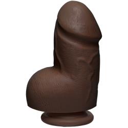 Fat D - 6 Inch with Balls - Ultraskyn - Chocolate