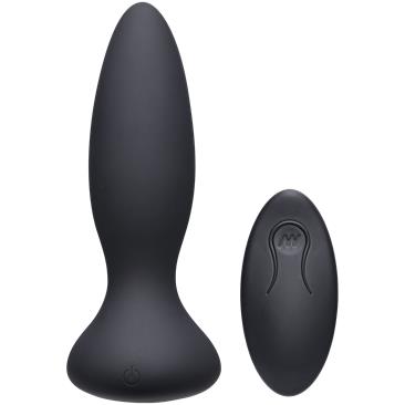 Vibe Adventurous Vibrating Butt Plug - Black