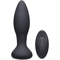 Vibrating and Rotating Butt Plug Rimmer Experienced Black