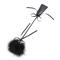 Feather Tickler and Paddle 49 cm Black