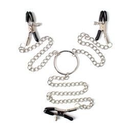 Nipple Clamps and Clit Clamps with Chain Metal