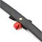 Collar with Bow and Rattle 44 cm Black/Red