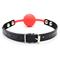 Silicone Ball Gag Black/Red