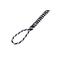 Feather Tickler with Wrapped 46 cm Black/White