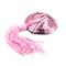 Self-Adhesive Heart Sequin Nipple Cover with Tassel Pink