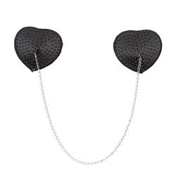 Nipple Covers with Chain Link Black