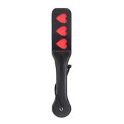 Vegan Leather Paddle with Hearts 32 cm
