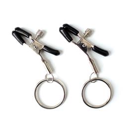 Nipple Clamp with O Ring Silver
