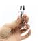 Nipple Clamp with O Ring Silver