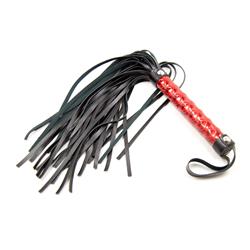 Diamond Pattern Flogger Red