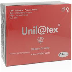 Preservativos Rojo-Fresa Unilatex 144 und. Cl. 50