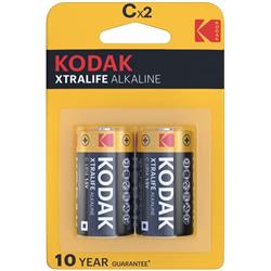 Alkaline Batteries Kodak Xtralife C LR14 (2) Cl.10